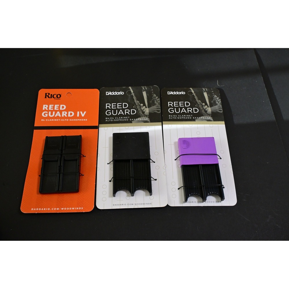 D'Addario Rico Reed Guard IV Clarinet Alto Saxophone 3 Pack New